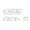 Customized Casting of Stainless Steel Sliding Door Latch