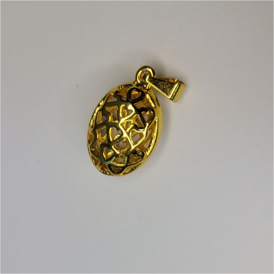 Custom 18K Gold Plated Brass 12 Months Birth Flower Coin Pendant Necklace