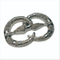 Manufature Luxury Stainless Steel Letter Shape Designer Custom Logo Belt Buckle for Plain Plate Belt