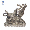 Home Decoration Design Art 304 Stainless Steel Craft Statue Figure Ox Sculptures