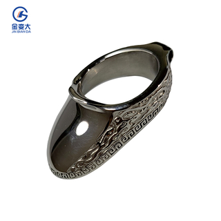 Archery Finger Guard Brass Shooting Ring Catapult Sports Finger Protective Gear Traditional Thumb for Outdoor Hunting Shoo