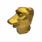 Hunting Dog with Prey Bronze Statue Bronze Metal Art Animal Dog Figurines for Indoor Decoration